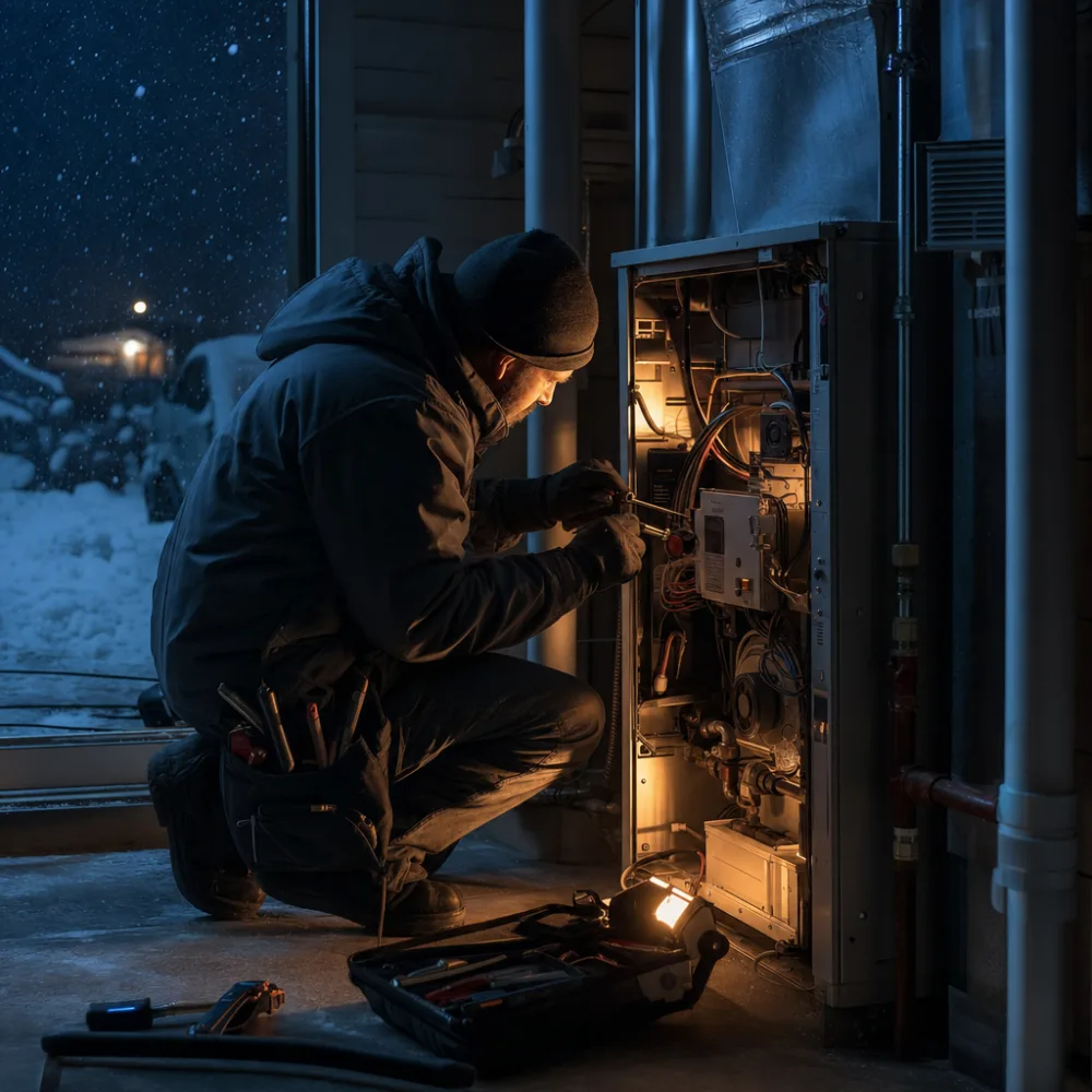 24/7 Emergency Repair service by Heartland Comfort Heating & Air