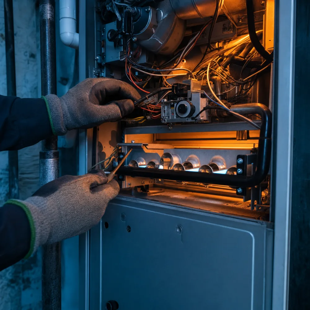 Furnace & Heating Repair service by Heartland Comfort Heating & Air